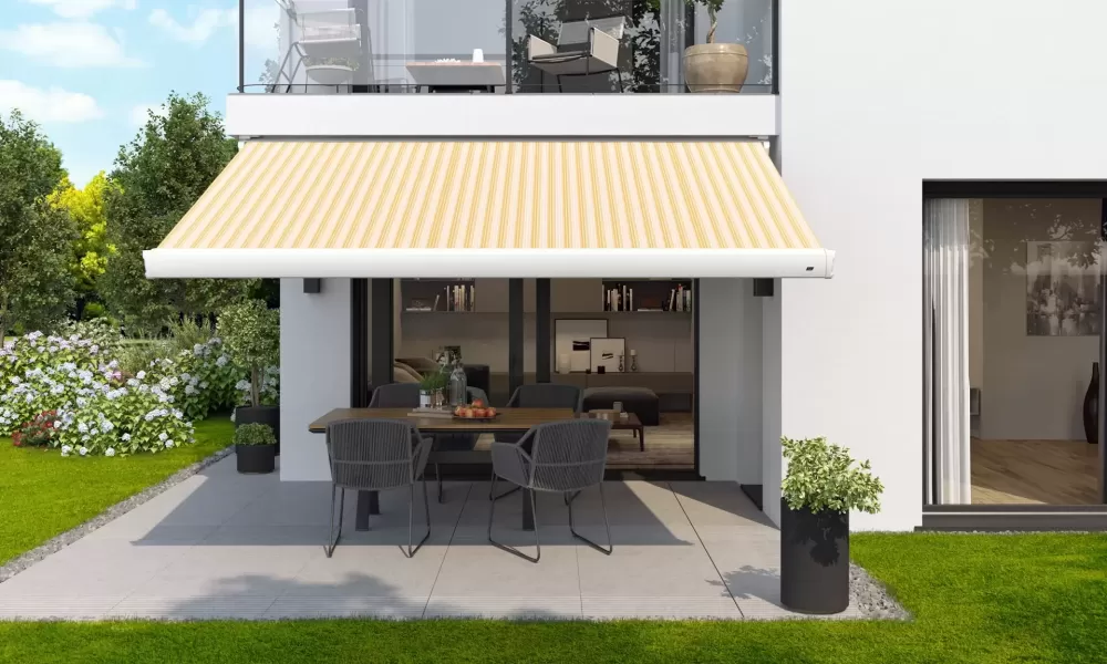 Luxaflex® Outdoor - knikarmscherm V Luxaflex® Outdoor - knikarmscherm V